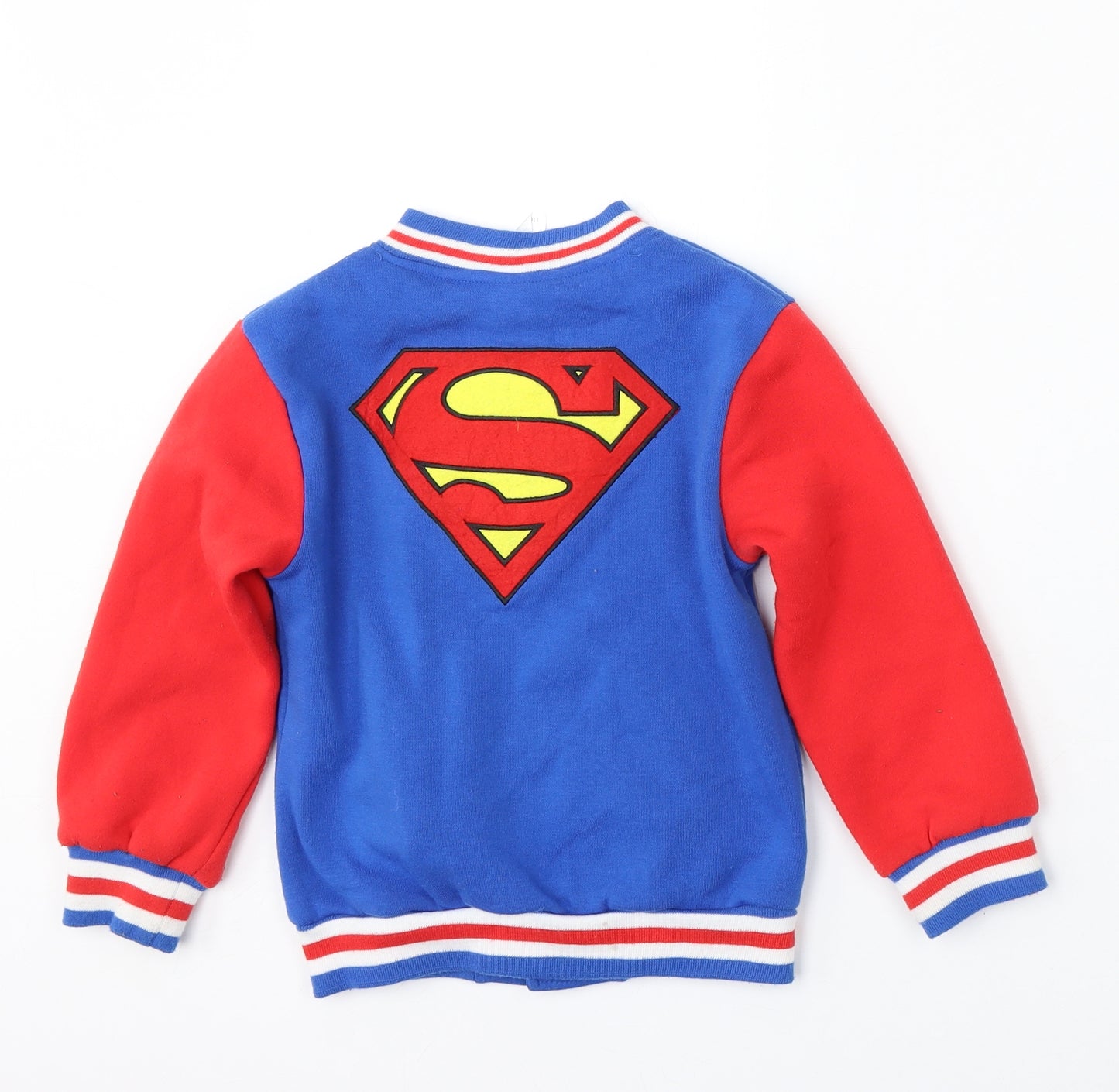 Superman Boys Multicoloured   Jacket  Size 6-7 Years  Snap - superman