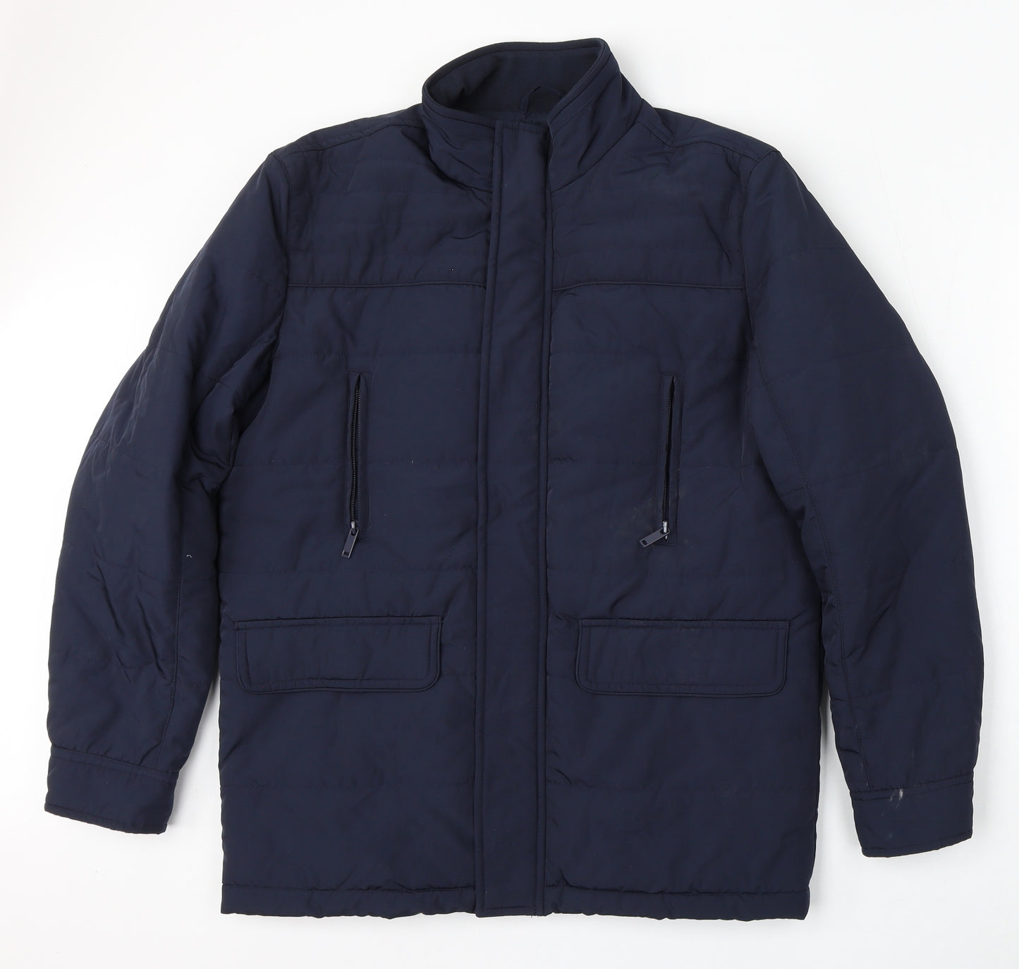 Adme Mens Blue   Jacket  Size M  Zip