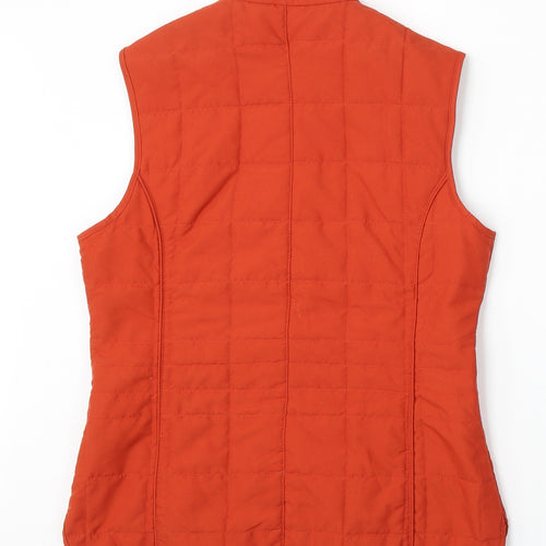 Marco Pecci Womens Orange   Gilet Jacket Size 6  Zip