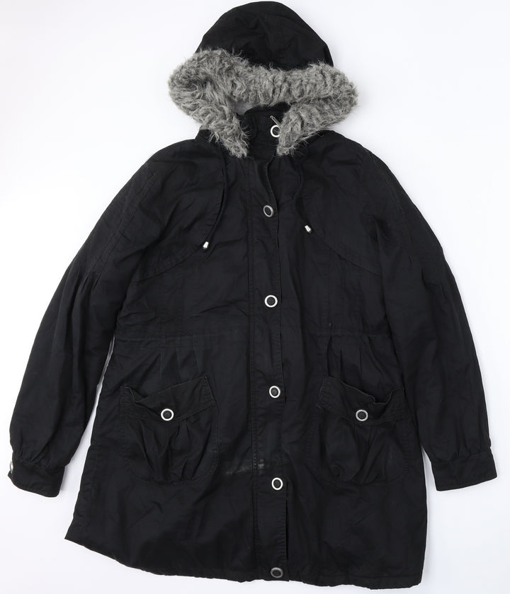 Vintage Boutique  Womens Black   Jacket  Size 14  Zip