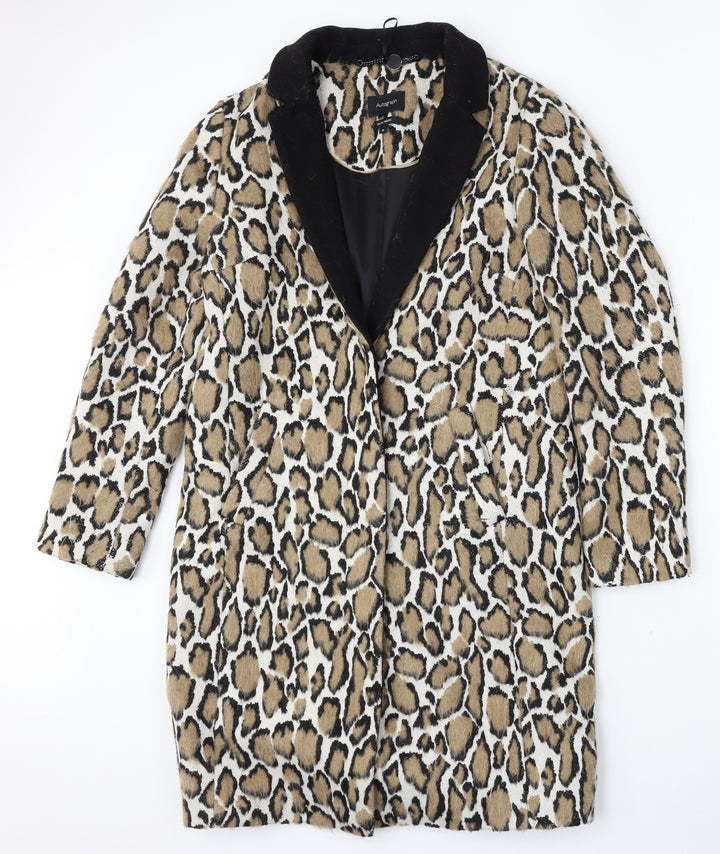 Atmosphere Womens Multicoloured Animal Print  Jacket  Size 10