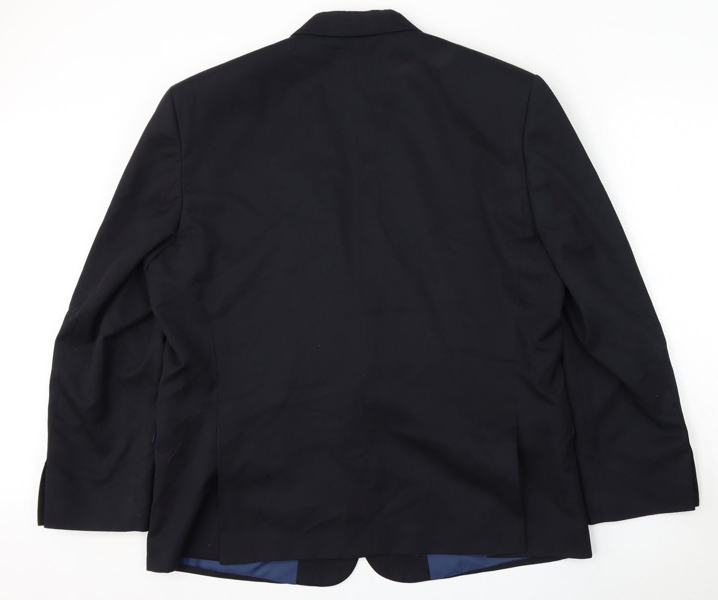 Marks and Spencer Mens Black  Polyester Jacket Suit Size 46
