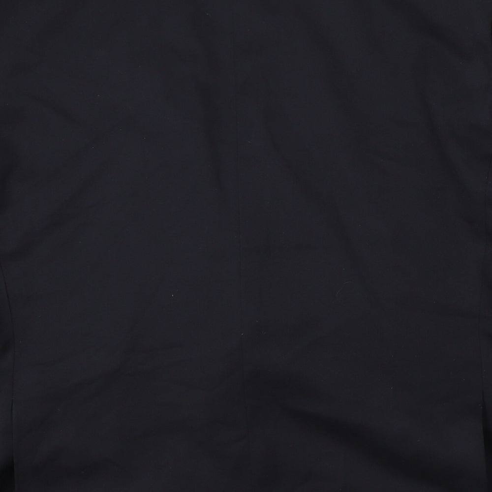 Marks and Spencer Mens Black  Polyester Jacket Suit Size 46