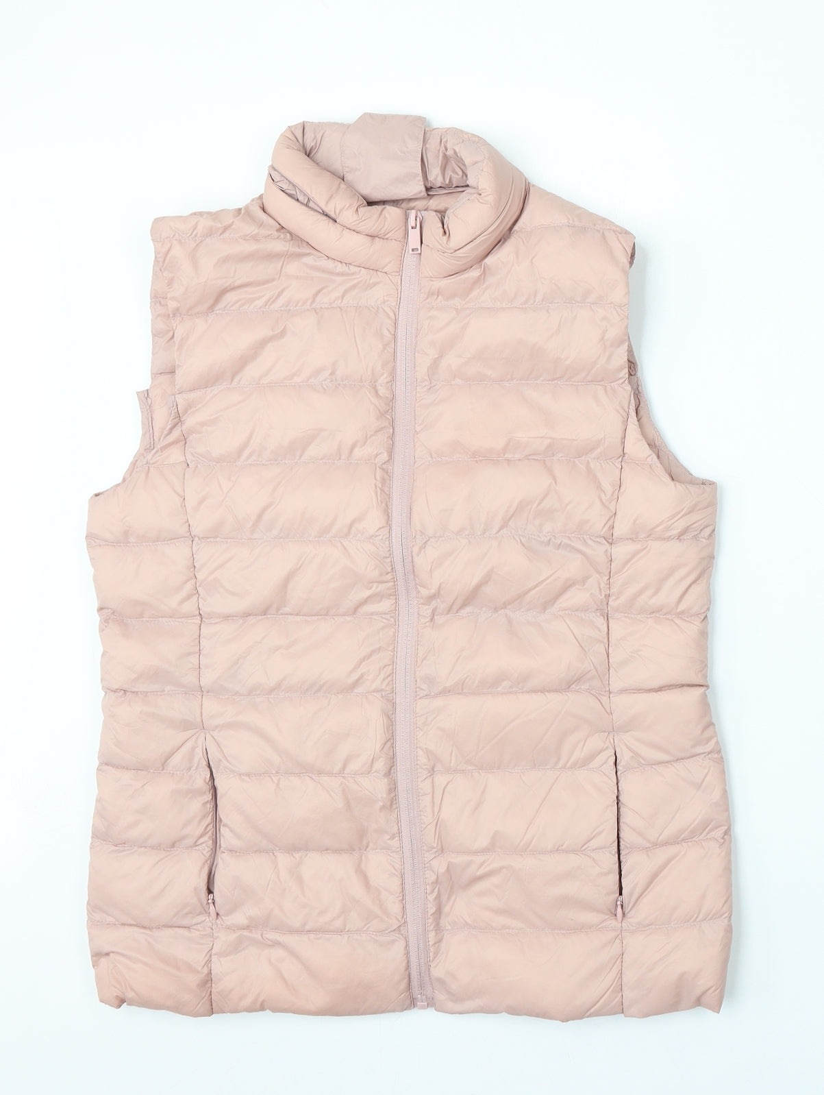 Marks and Spencer Womens Pink   Gilet Jacket Size 10  Zip