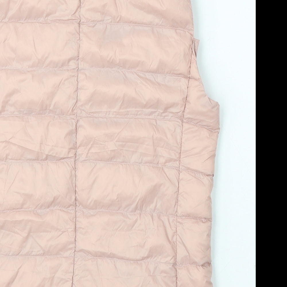 Marks and Spencer Womens Pink   Gilet Jacket Size 10  Zip