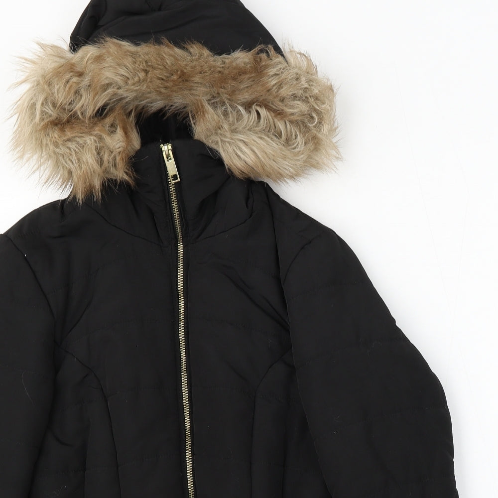 H&M Womens Black   Jacket  Size 10  Zip