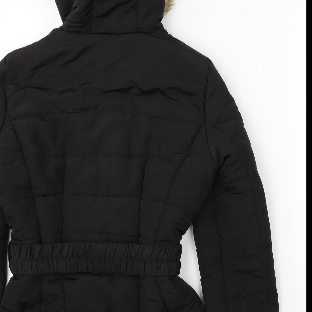 H&M Womens Black   Jacket  Size 10  Zip