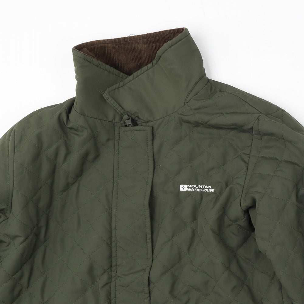 Mountain Warehouse Boys Green   Jacket  Size 11-12 Years  Snap