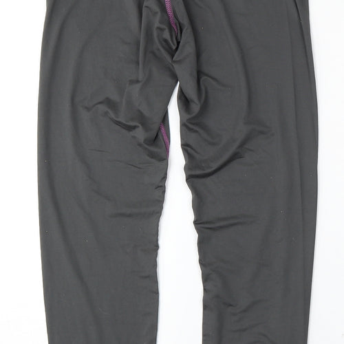 Crane Womens Grey  Polyester Jogger Trousers Size M L29 in Regular