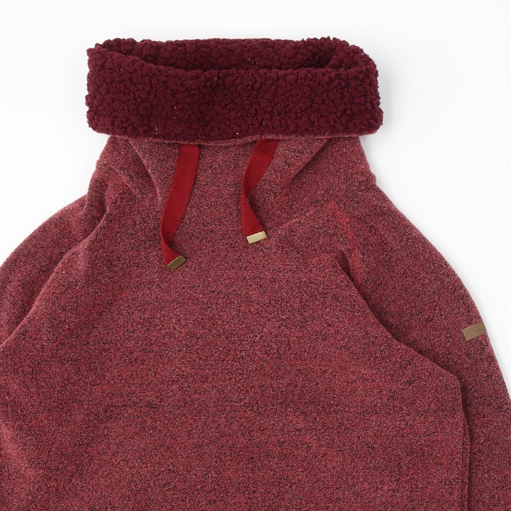 Regatta Womens Red  Polyester Pullover Sweatshirt Size 12