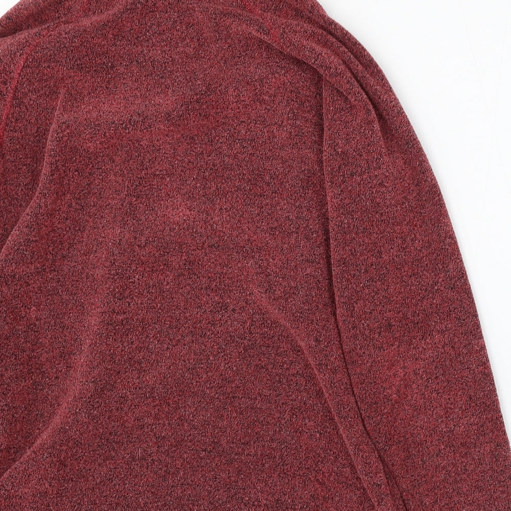 Regatta Womens Red  Polyester Pullover Sweatshirt Size 12