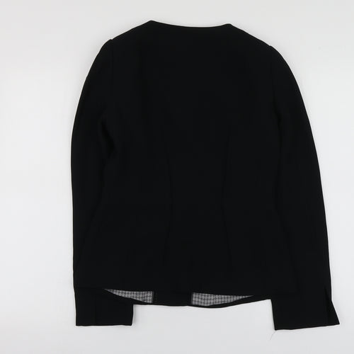 NEXT Womens Black  Polyester Jacket Suit Jacket Size 8