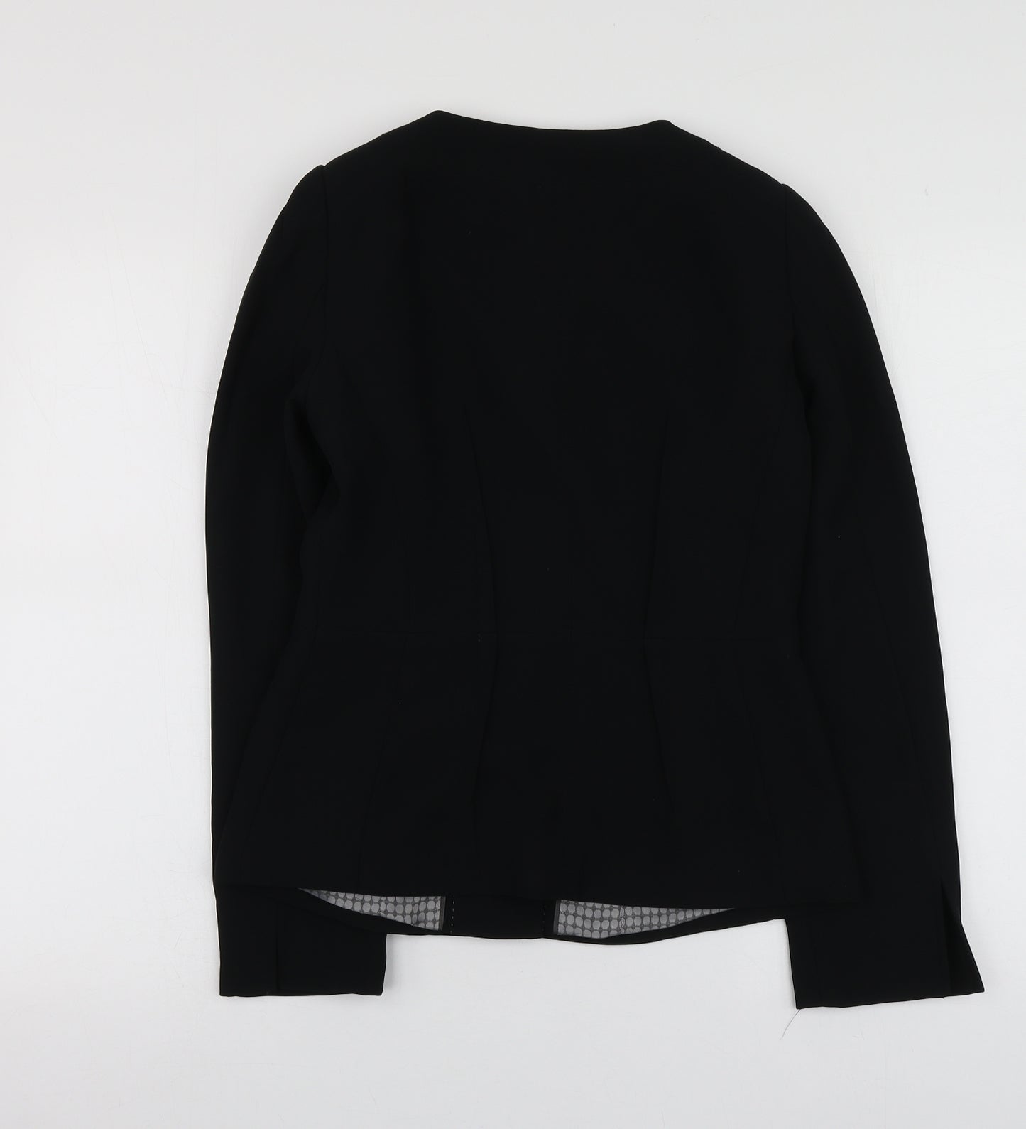 NEXT Womens Black  Polyester Jacket Suit Jacket Size 8
