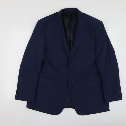 The collection Mens Blue  Wool Jacket Suit Jacket Size 44