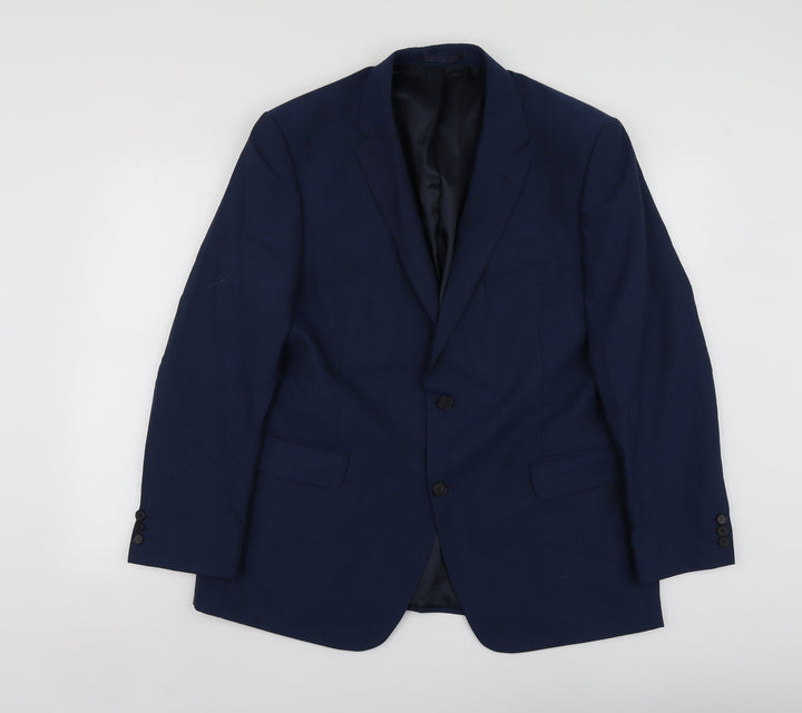 The collection Mens Blue  Wool Jacket Suit Jacket Size 44