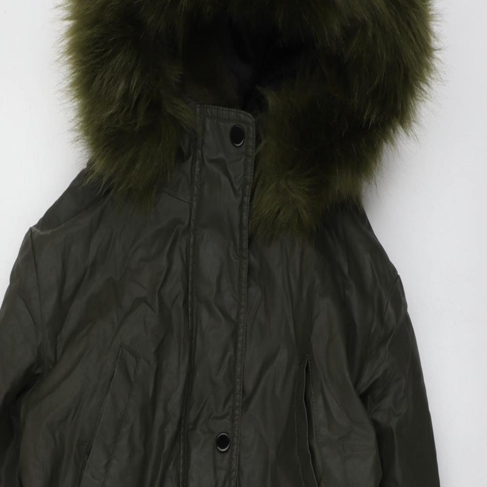 Whistles Womens Green   Parka Jacket Size XS