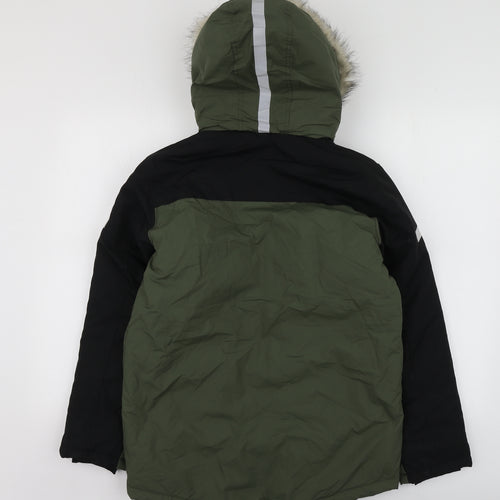 M&S Boys Green   Jacket  Size 11-12 Years
