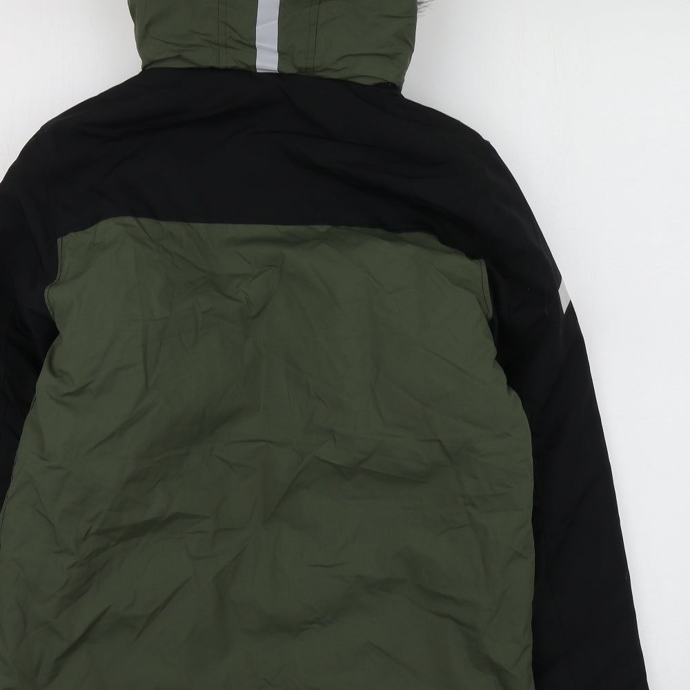 M&S Boys Green   Jacket  Size 11-12 Years