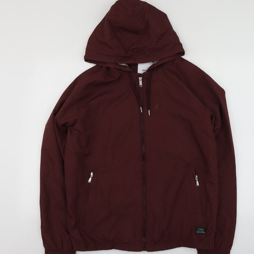 Pull&Bear Mens Red   Jacket  Size L