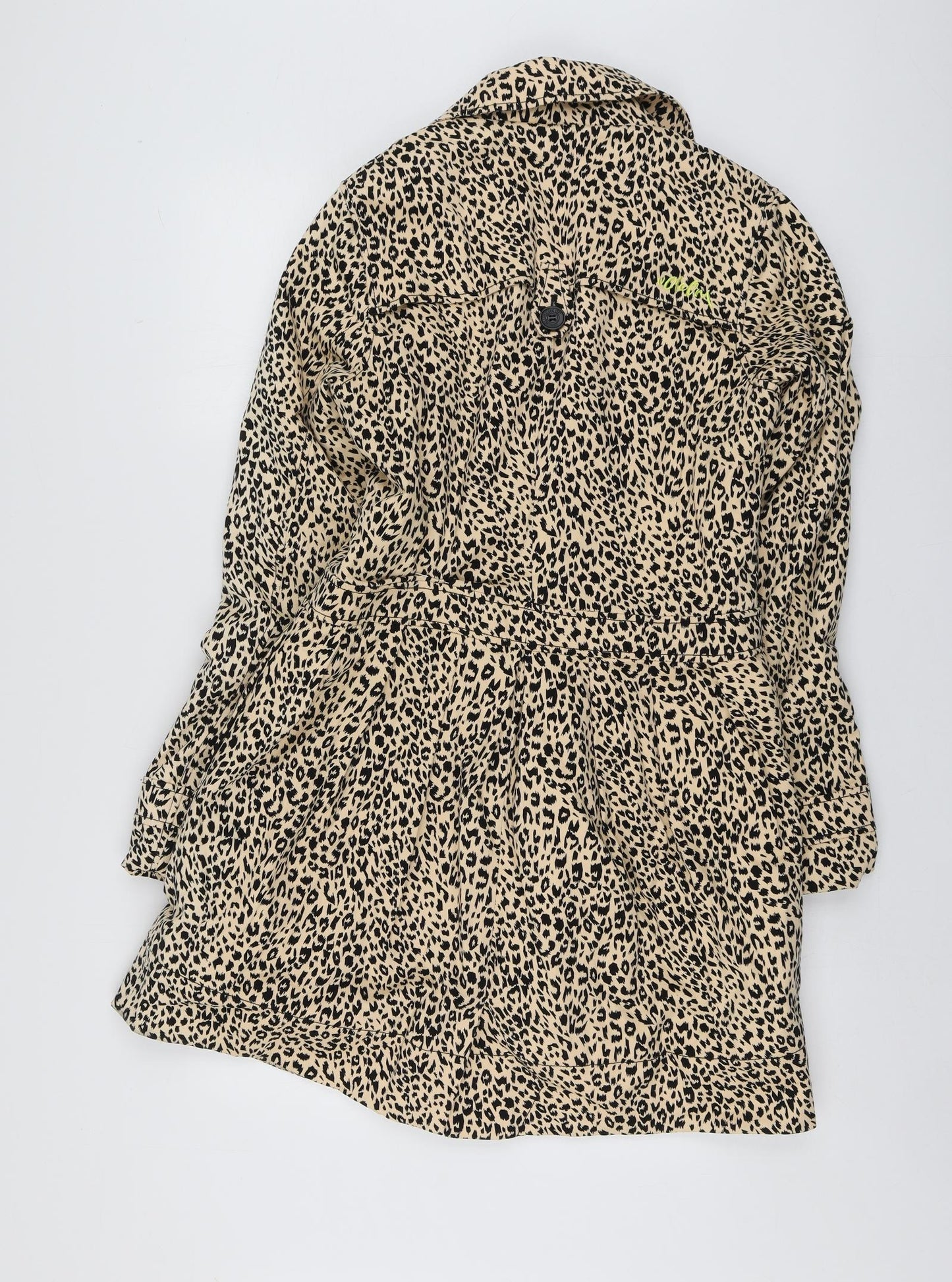 Volcom Womens Beige Animal Print  Jacket  Size S