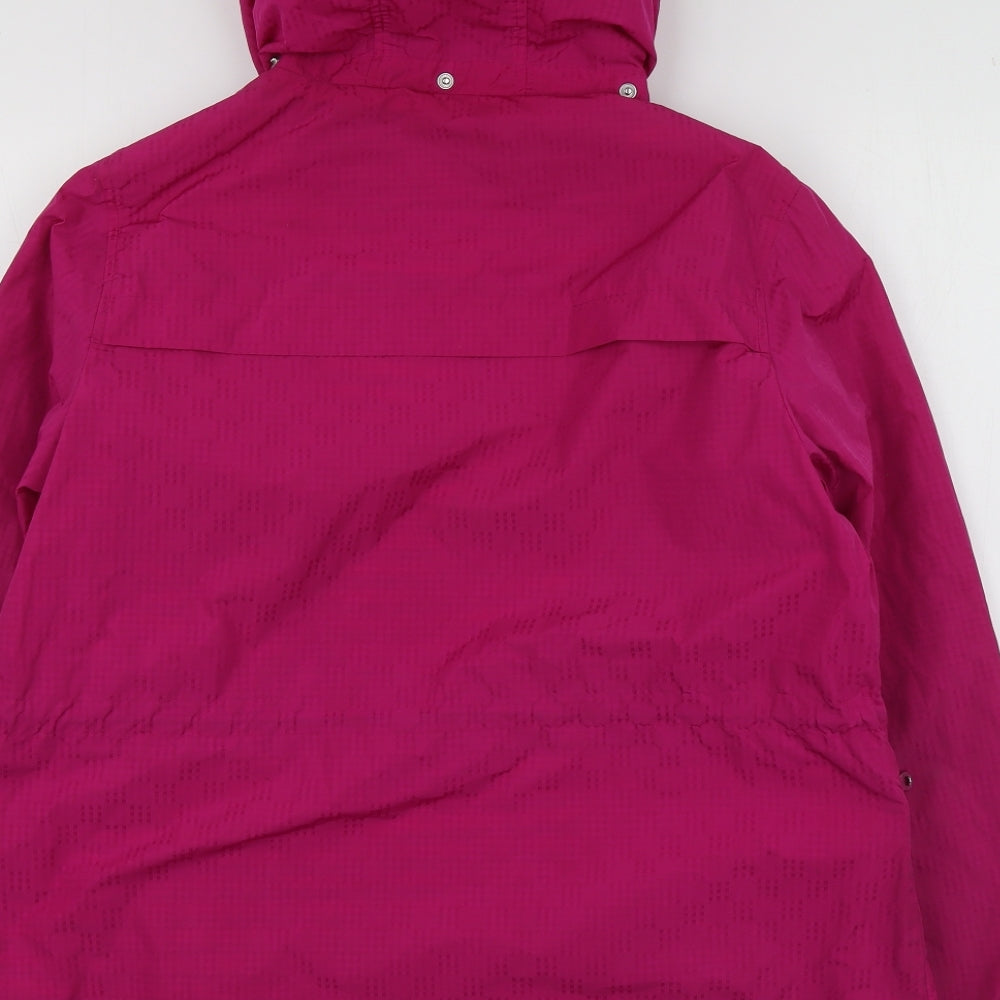 M7S Womens Pink   Rain Coat Jacket Size 16