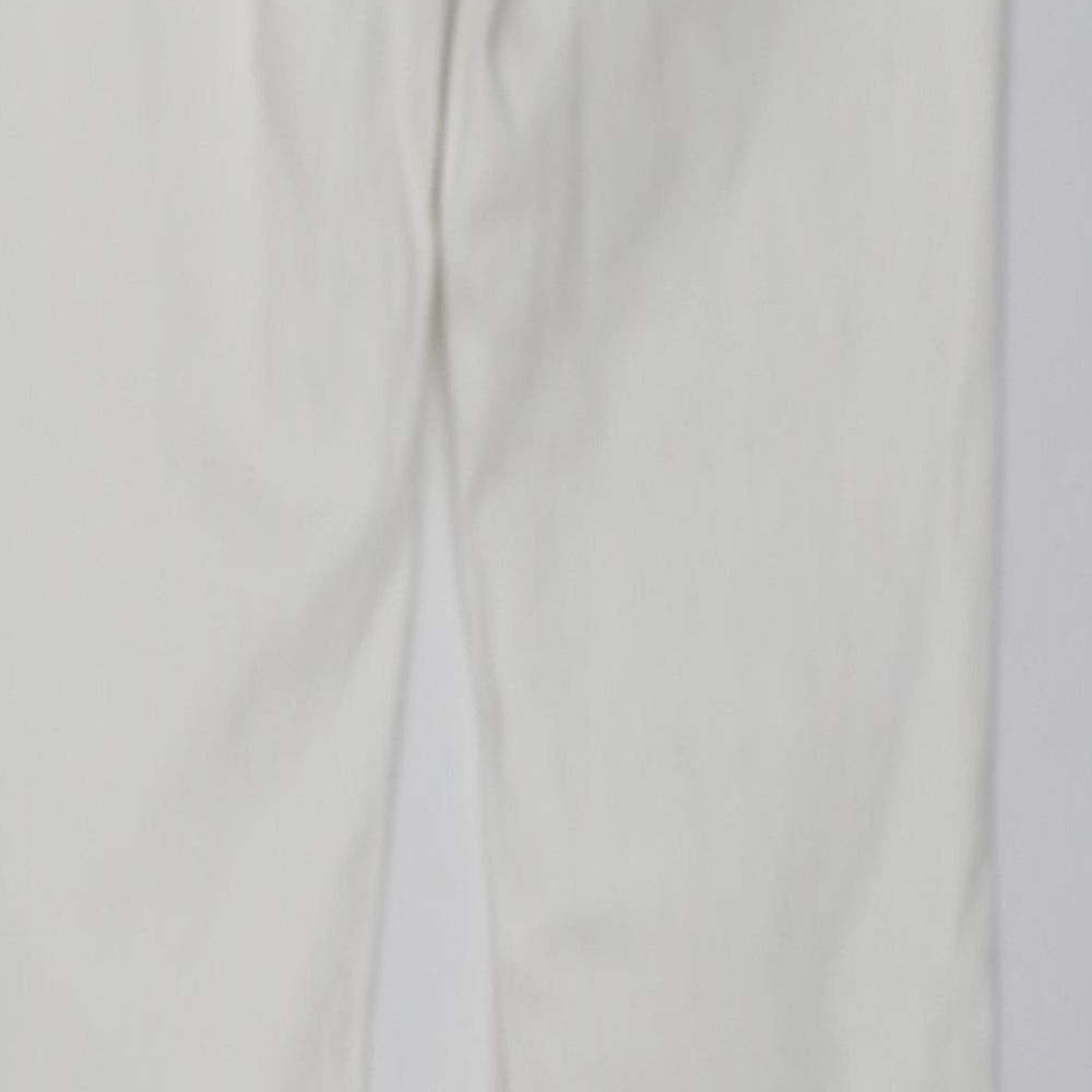 TOM TAILOR Womens White  Cotton Skinny Jeans Size 28 L32 in Regular