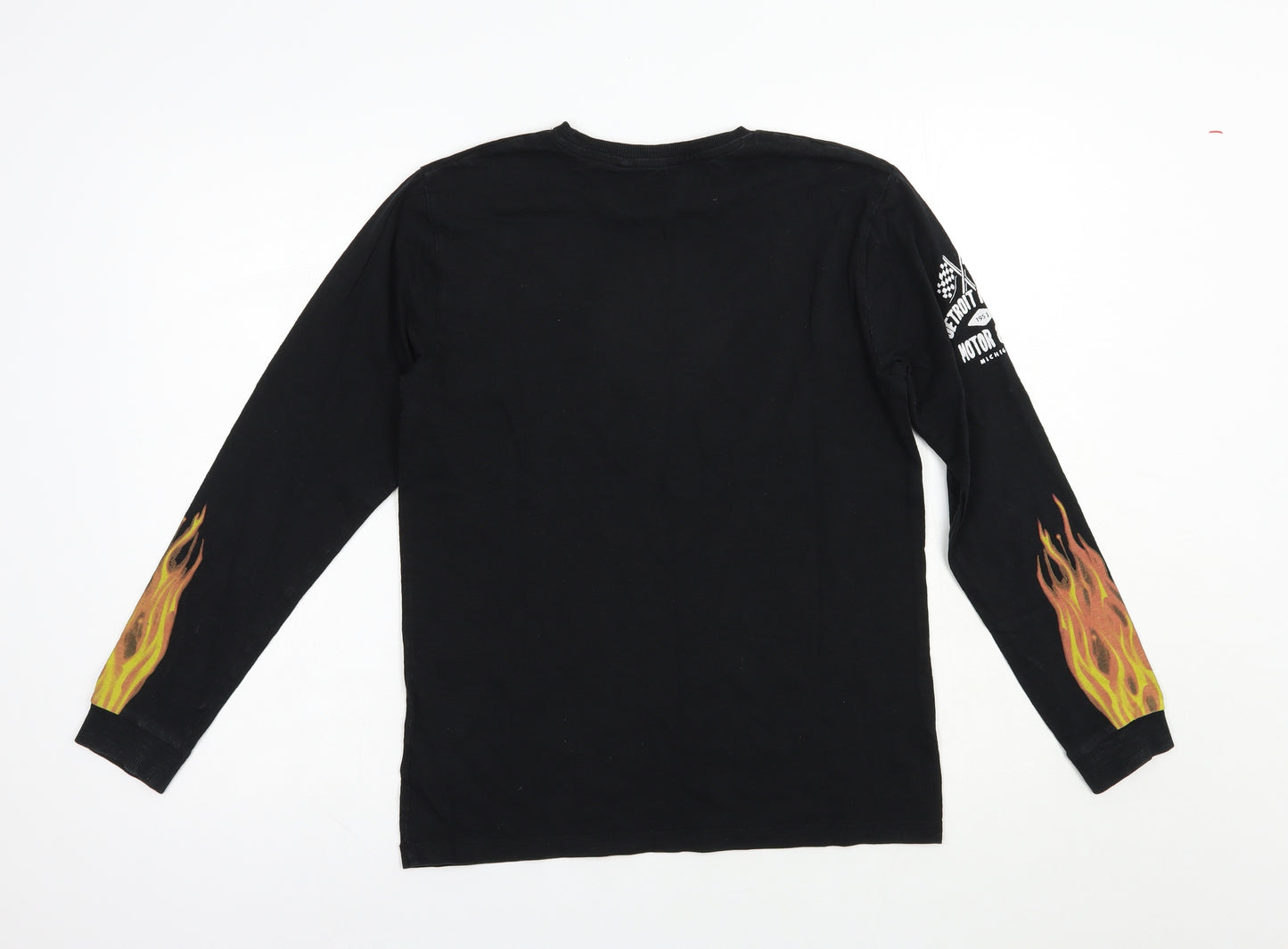 NEXT Boys Black  Cotton Pullover T-Shirt Size 12 Years Crew Neck Pullover - Car