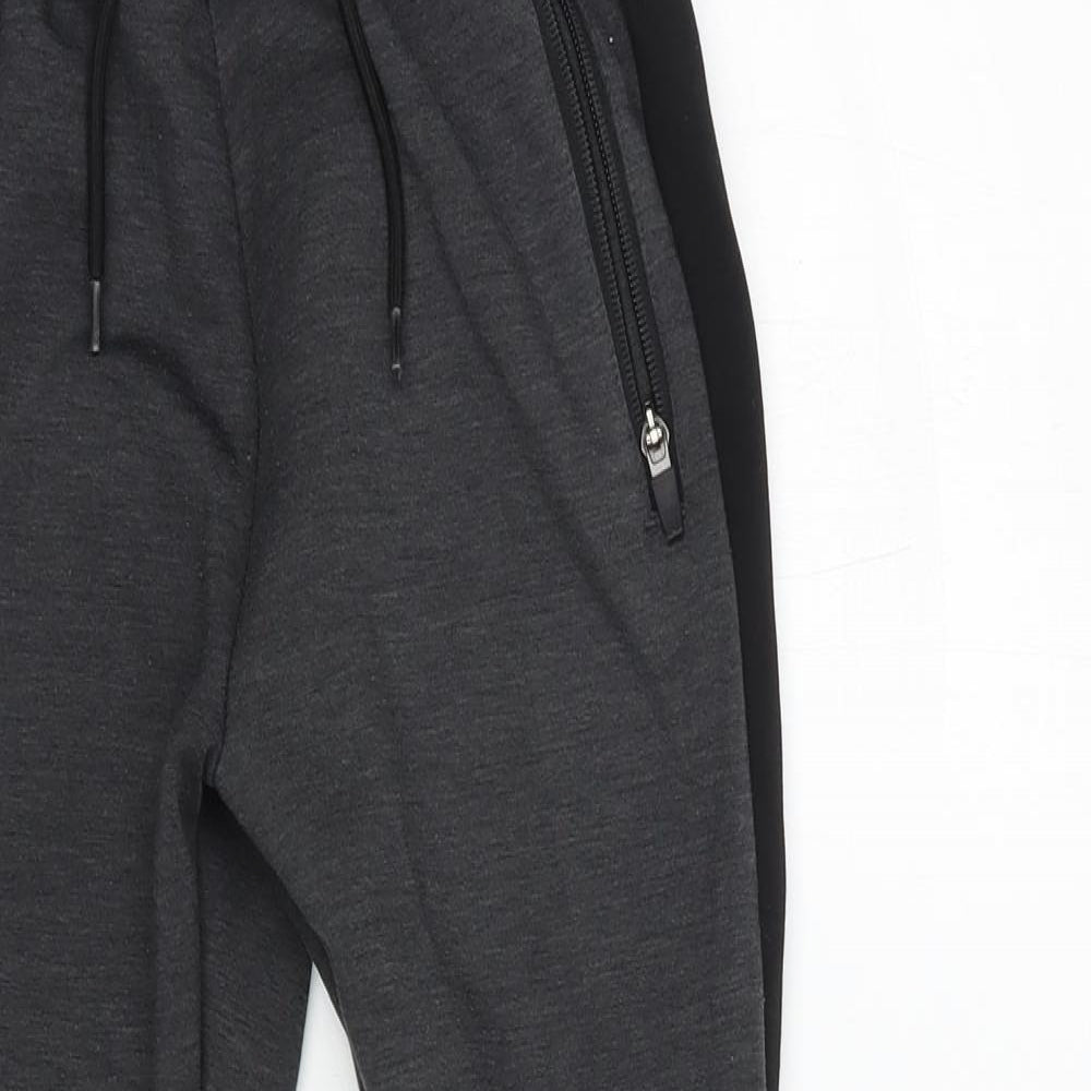 NEXT Boys Grey  Polyester Jogger Trousers Size 10 Years  Regular Drawstring