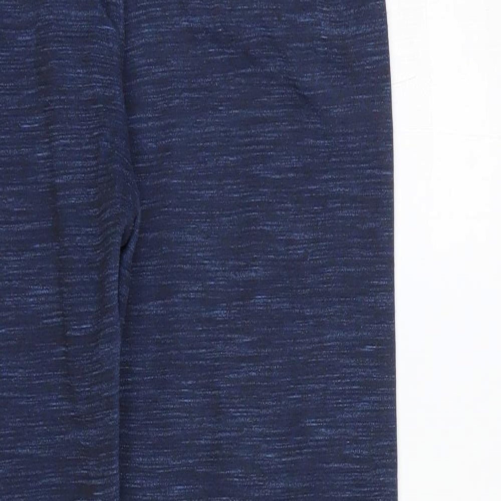 Marks and Spencer Boys Blue  Cotton Jogger Trousers Size 13-14 Years  Regular Drawstring