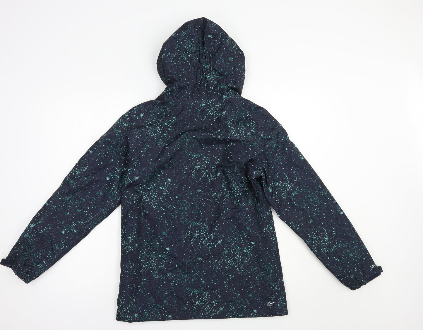 Regatta Boys Blue Geometric  Windbreaker Jacket Size 13 Years  Zip