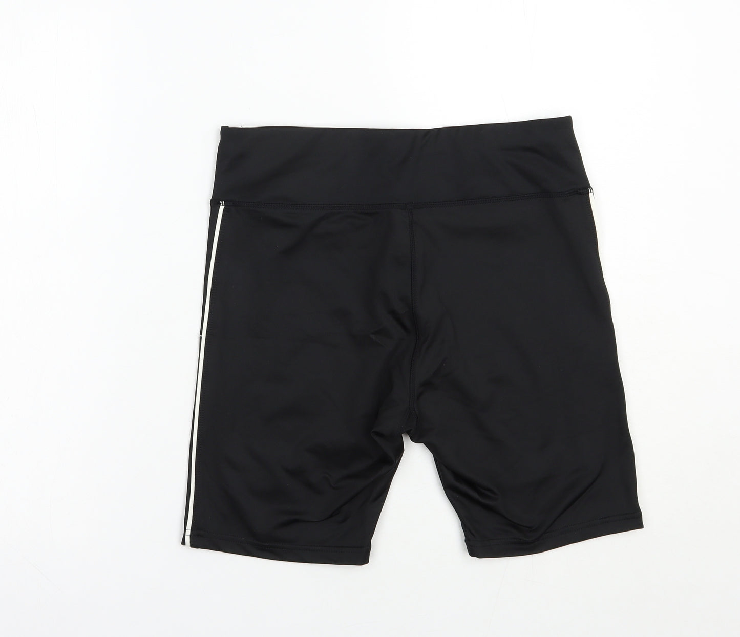 New Look Womens Black  Polyester Compression Shorts Size M L8 in Regular