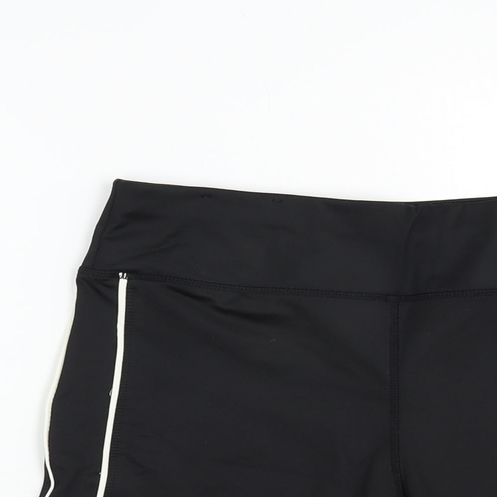 New Look Womens Black  Polyester Compression Shorts Size M L8 in Regular