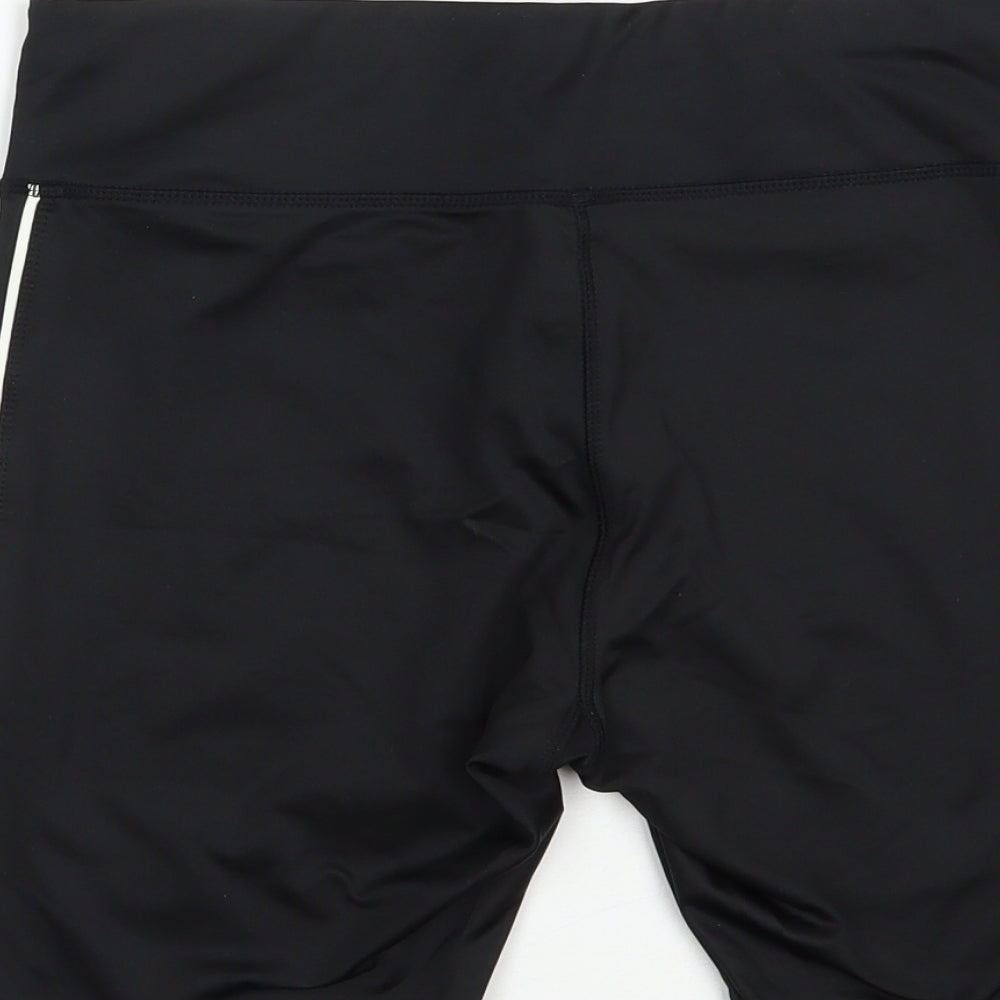 New Look Womens Black  Polyester Compression Shorts Size M L8 in Regular