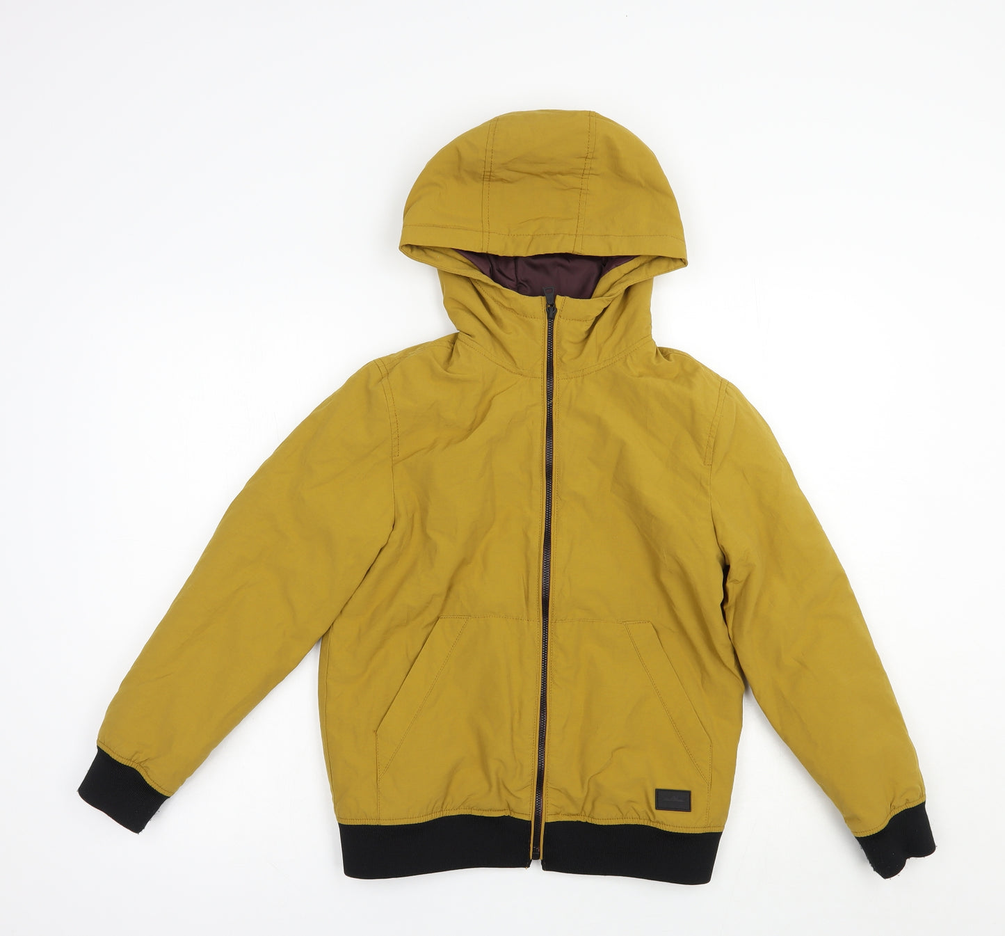 Zara Boys Yellow   Basic Jacket Jacket Size 10 Years  Zip