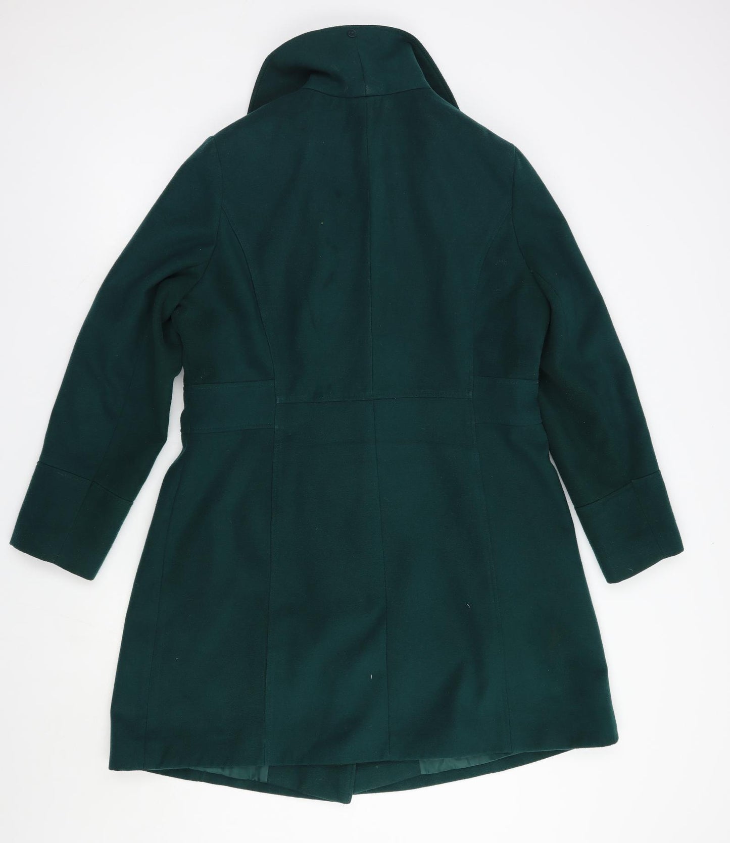Papaya Womens Green   Pea Coat Coat Size 16  Button