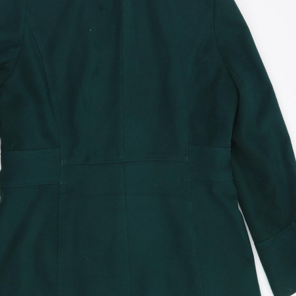 Papaya Womens Green   Pea Coat Coat Size 16  Button