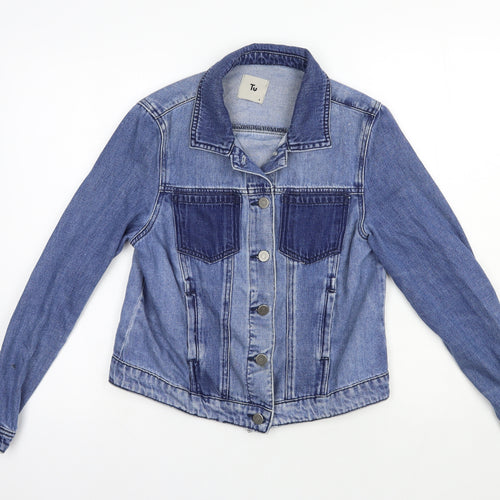 Tui Womens Blue   Jacket  Size 8  Button