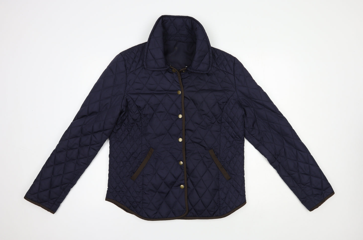 Atmosphere Womens Blue   Quilted Jacket Size 14  Snap