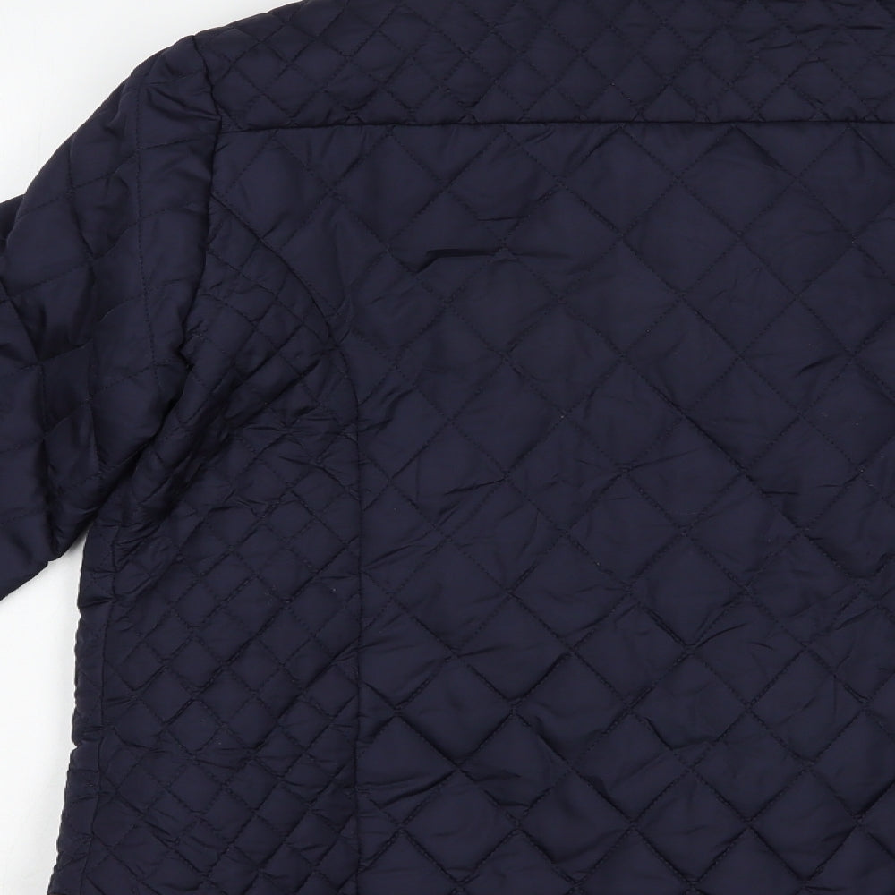 Atmosphere Womens Blue   Quilted Jacket Size 14  Snap