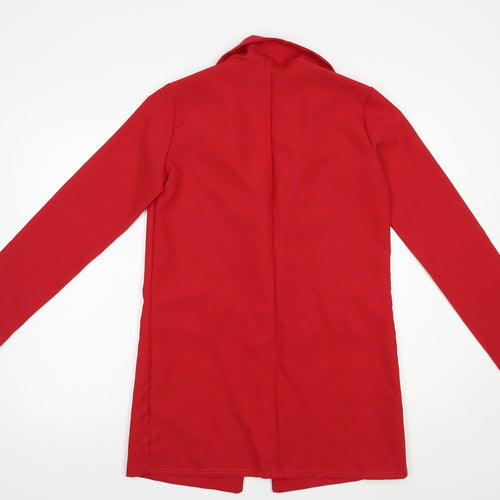 I SAW IT FIRST Womens Red   Jacket Blazer Size 8  Button