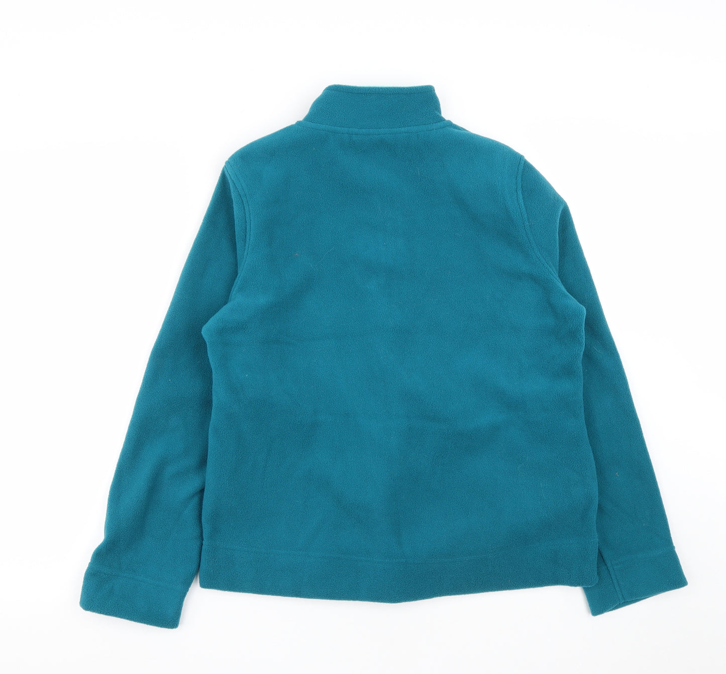 EWM Womens Green  Polyester Full Zip Sweatshirt Size M  Zip - Size 14-16