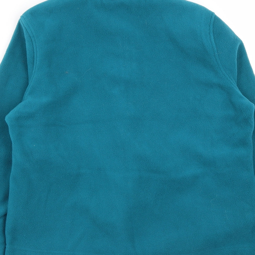 EWM Womens Green  Polyester Full Zip Sweatshirt Size M  Zip - Size 14-16