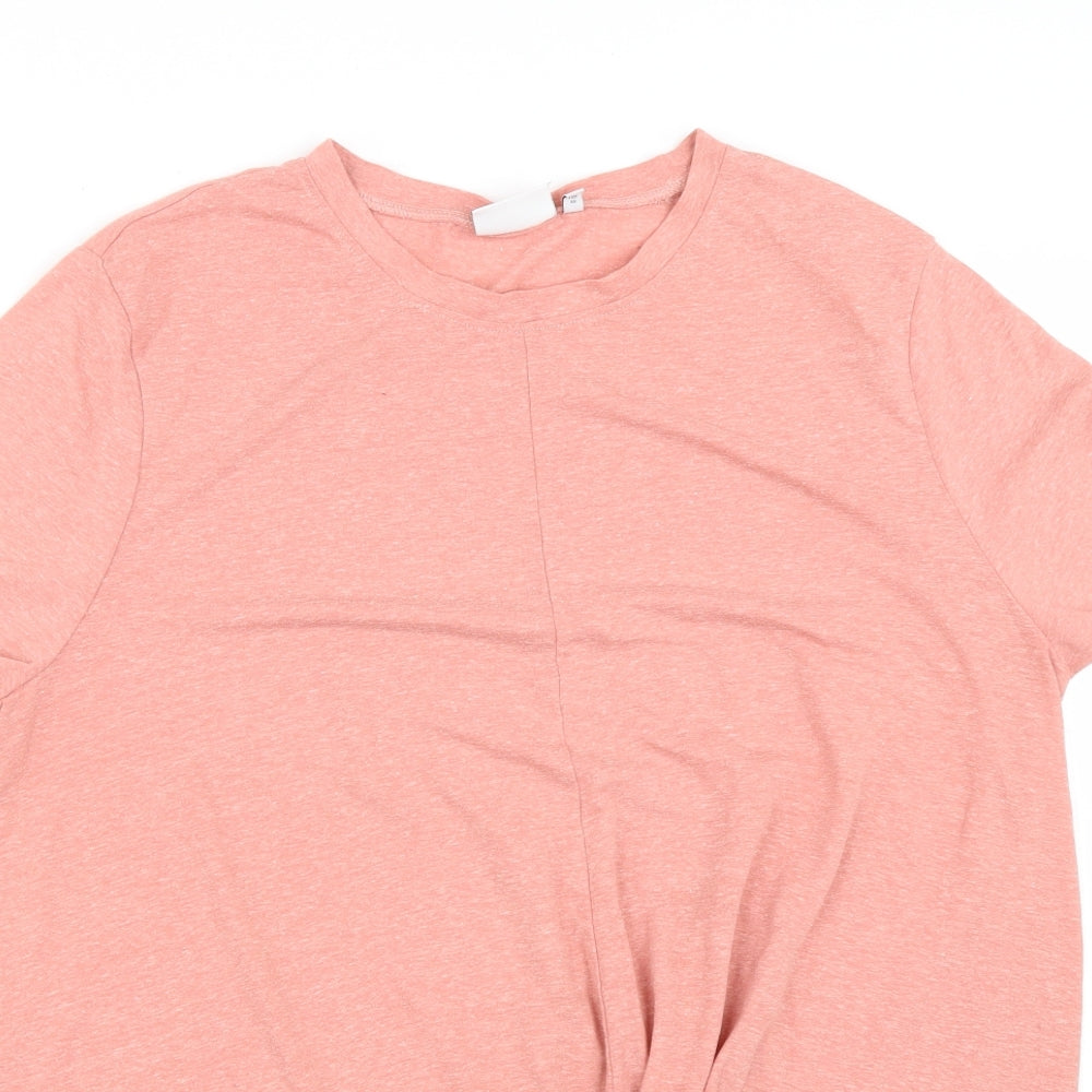 NEXT Womens Pink  Polyester Basic T-Shirt Size 18 Round Neck