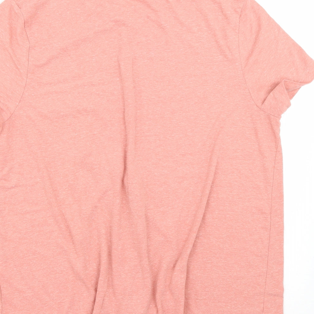 NEXT Womens Pink  Polyester Basic T-Shirt Size 18 Round Neck