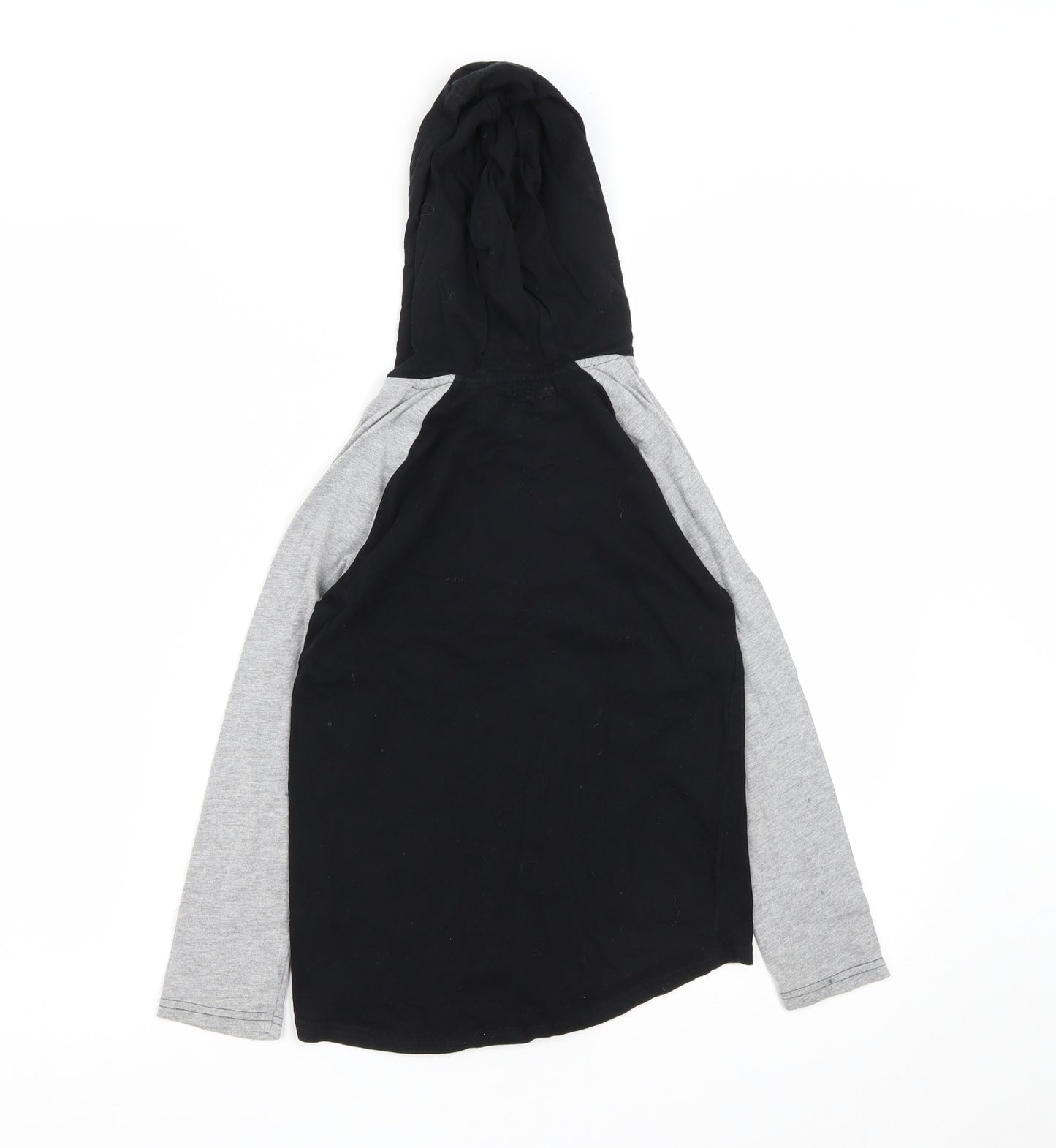 NEXT Boys Black  Cotton Pullover Hoodie Size 8 Years   - MINECRAFT