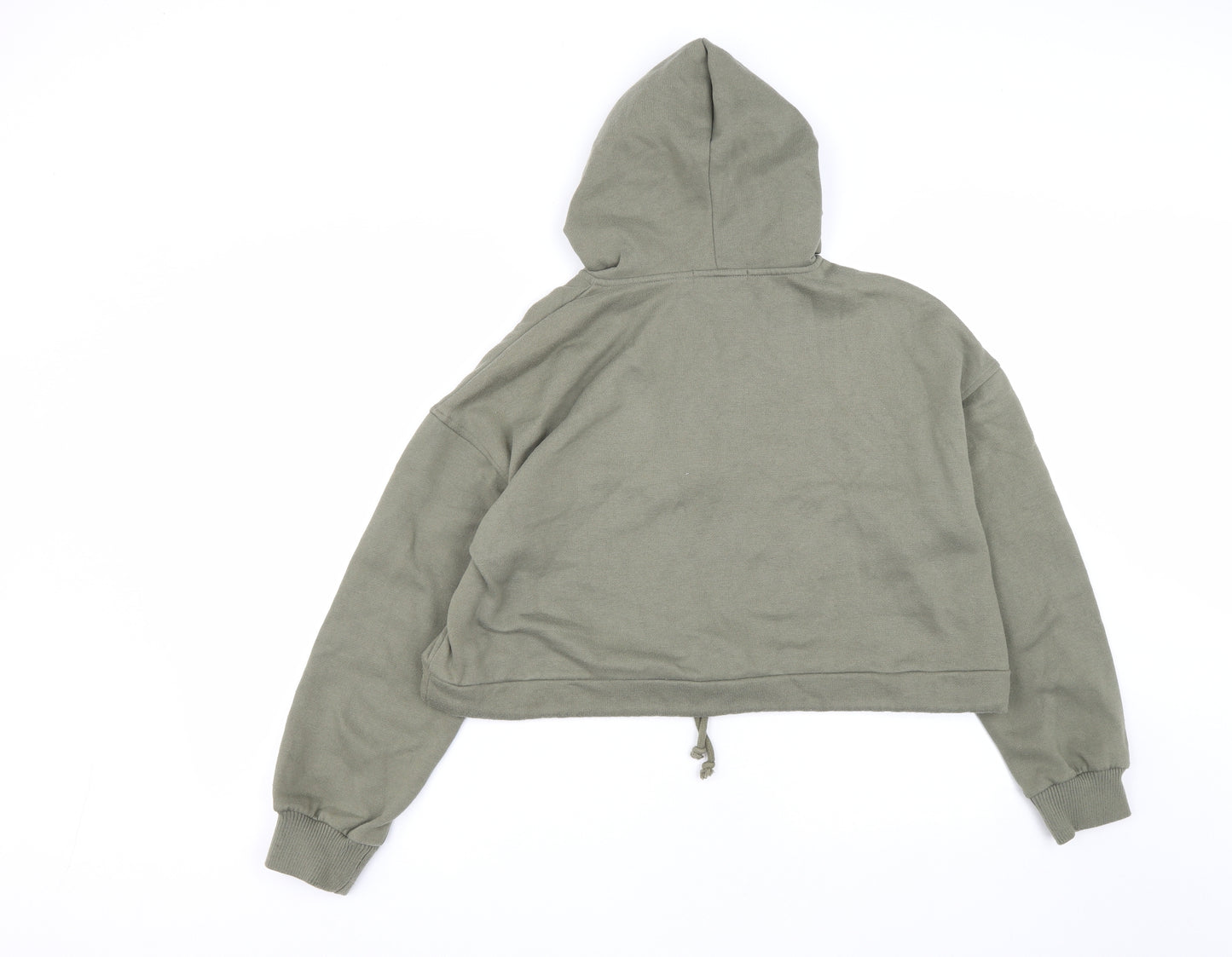 Primark Womens Green  Polyester Pullover Hoodie Size S  Button - Size 10-12