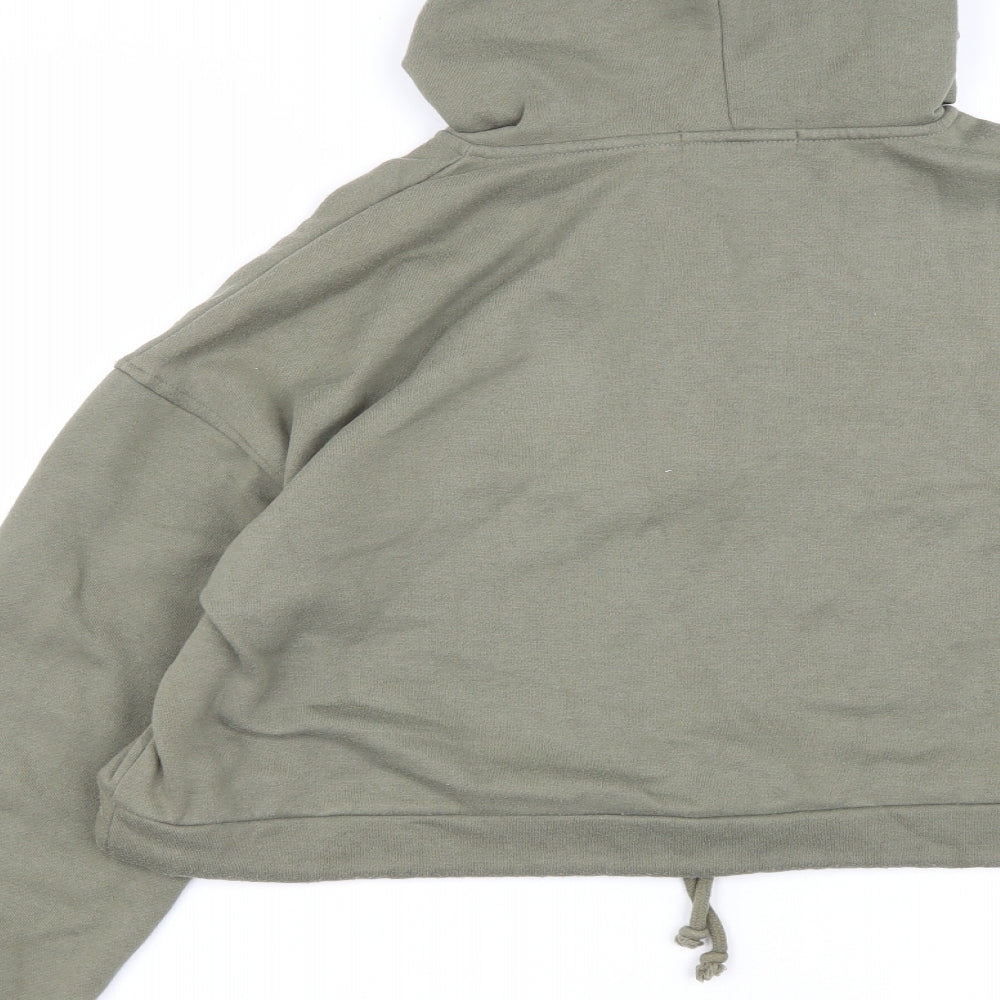 Primark Womens Green  Polyester Pullover Hoodie Size S  Button - Size 10-12