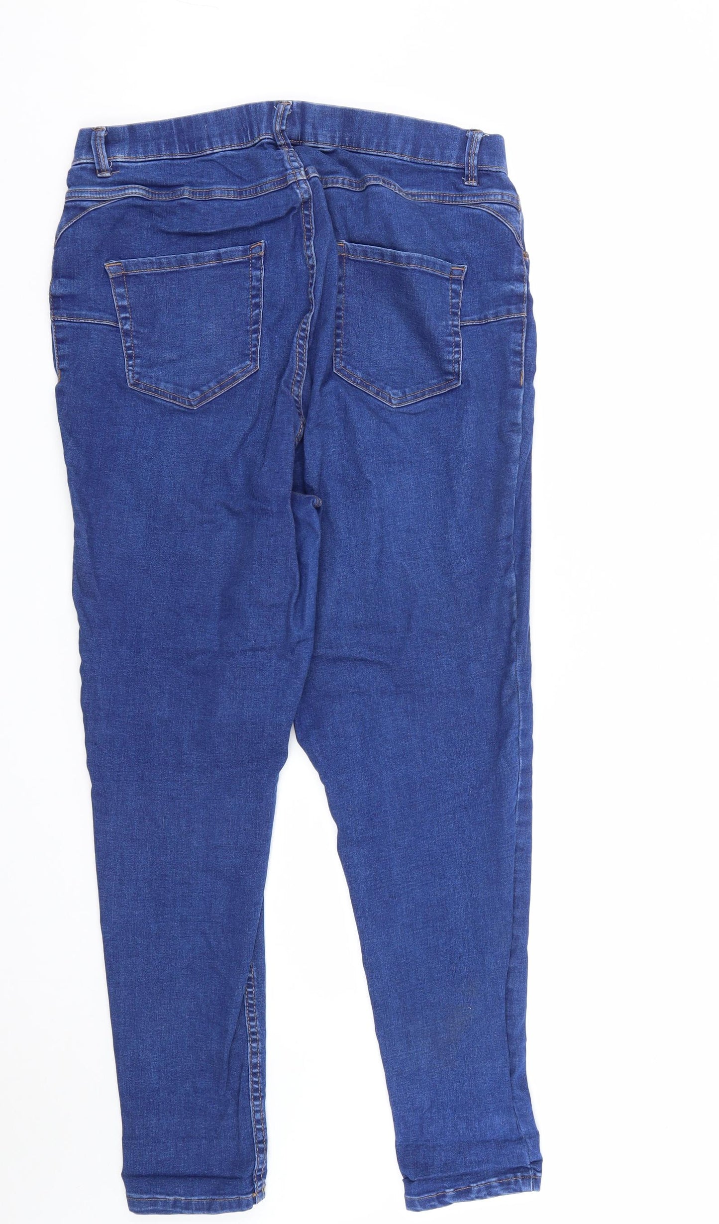 New Look Womens Blue  Cotton Jegging Jeans Size 20 L27 in Regular