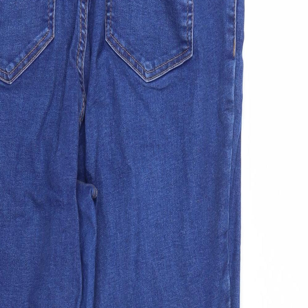 New Look Womens Blue  Cotton Jegging Jeans Size 20 L27 in Regular