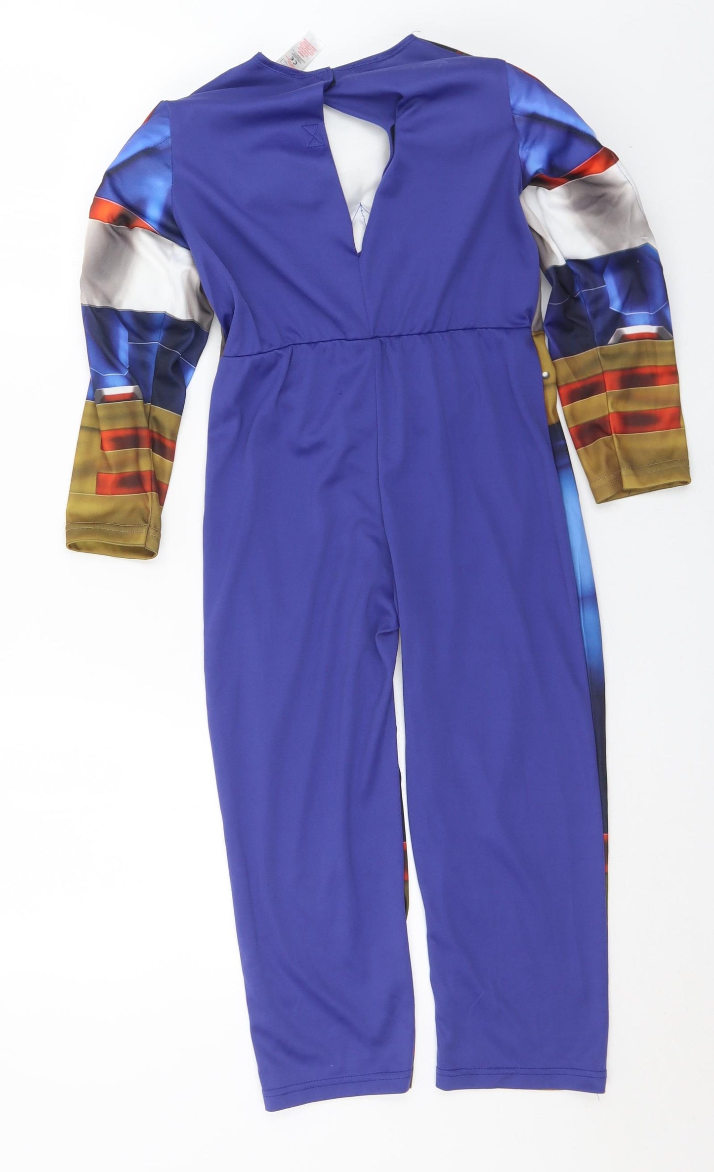 George Boys Multicoloured Solid Polyester  One Piece Size 5-6 Years  Hook & Eye - AVENGERS